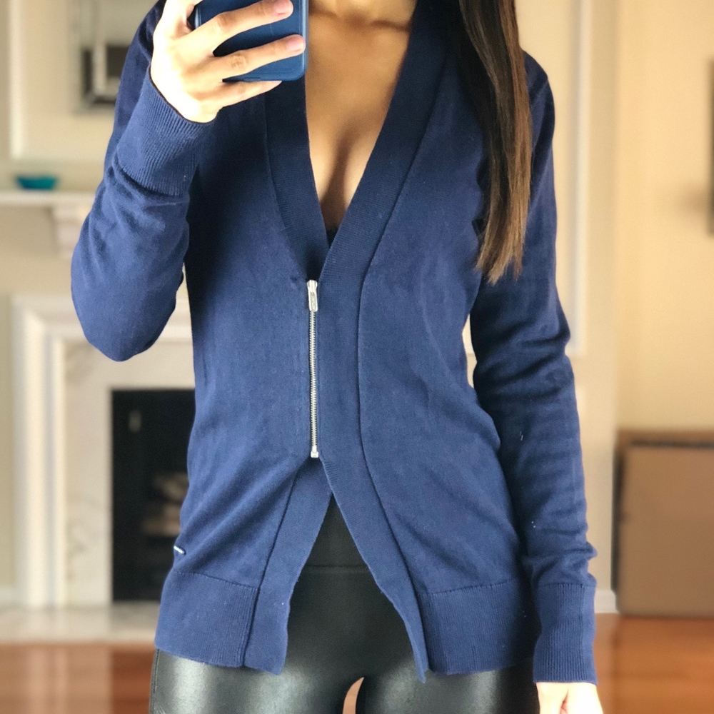 Women's Nautica Middle Zip Sweater/Cardigan XS